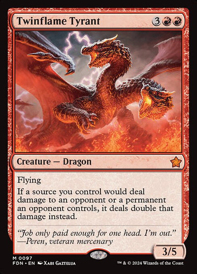 Twinflame Tyrant 97 Foundations (FDN) [Foil] NM