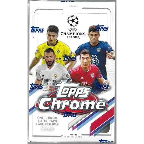 2020/21 Topps Chrome UEFA Champions League Hobby Box