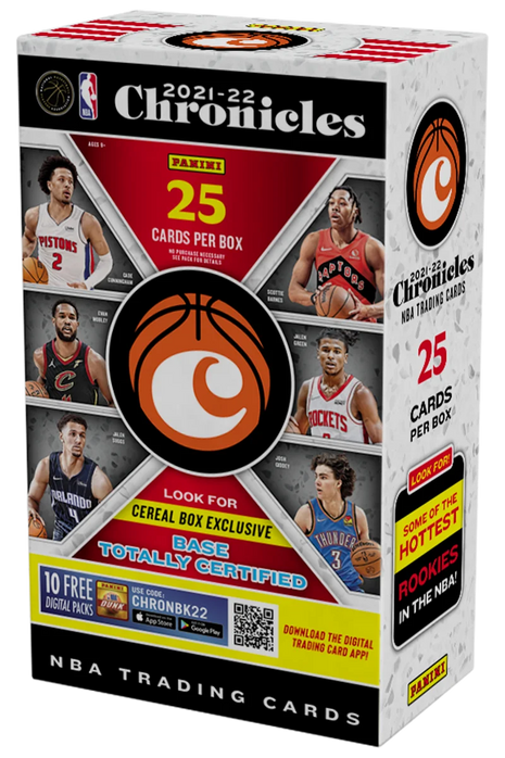 2021-22 Panini Chronicles Cereal Box