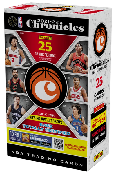 2021-22 Panini Chronicles Cereal Box