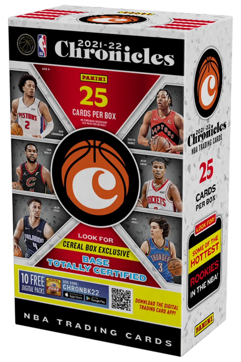 2021-22 Panini Chronicles Cereal Box