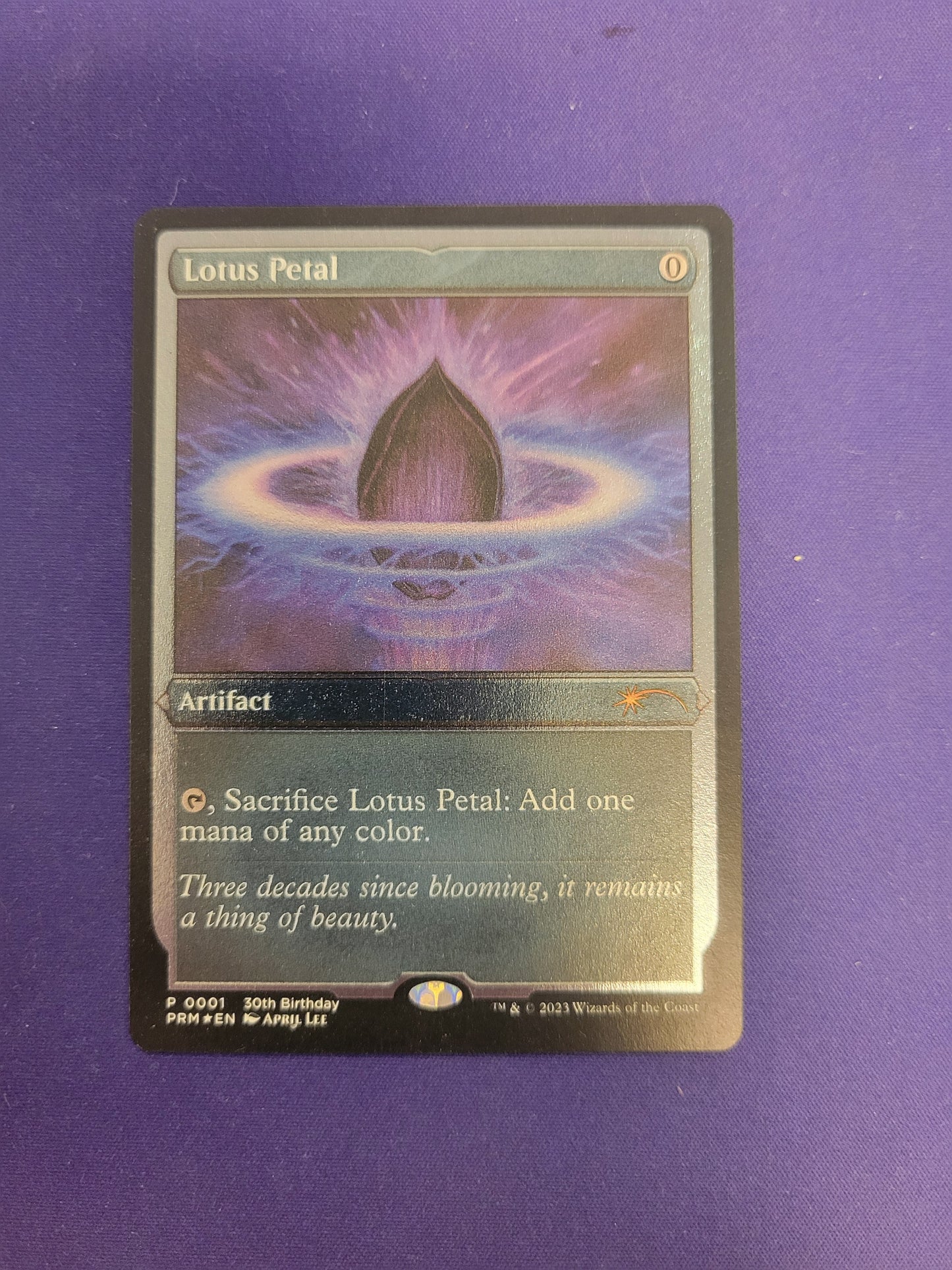Lotus Petal (Etched Foil)
