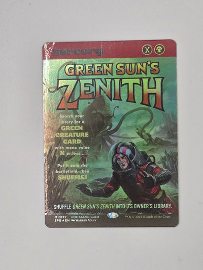 Green Sun's Zenith - SPG 0127
