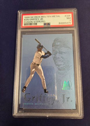 1999 Skybox Molten Metal Ken Griffey Jr. PSA 7 Fusion Sterling /500 Die Cut