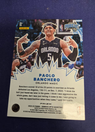 Paolo Banchero My House BLUE /85 RC 2022-23 Optic