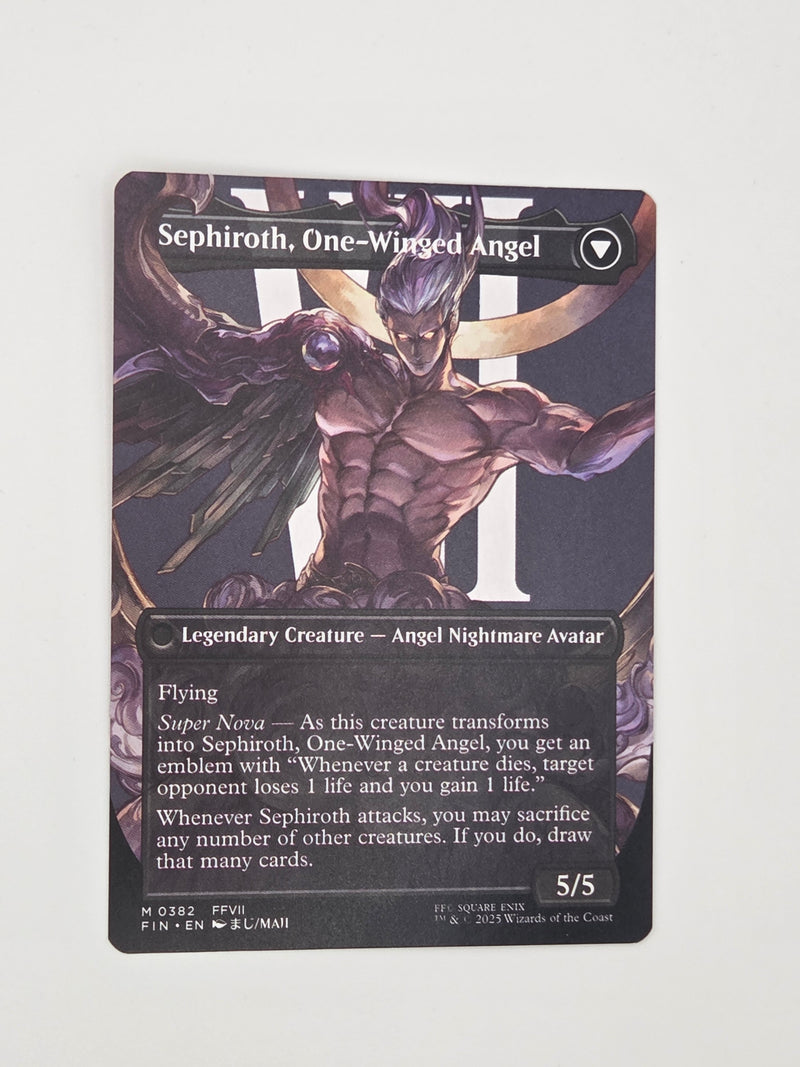Sephiroth, Fabled SOLDIER // Sephiroth, One-Winged Angel 382 Final Fantasy (FIN) [Nonfoil] NM