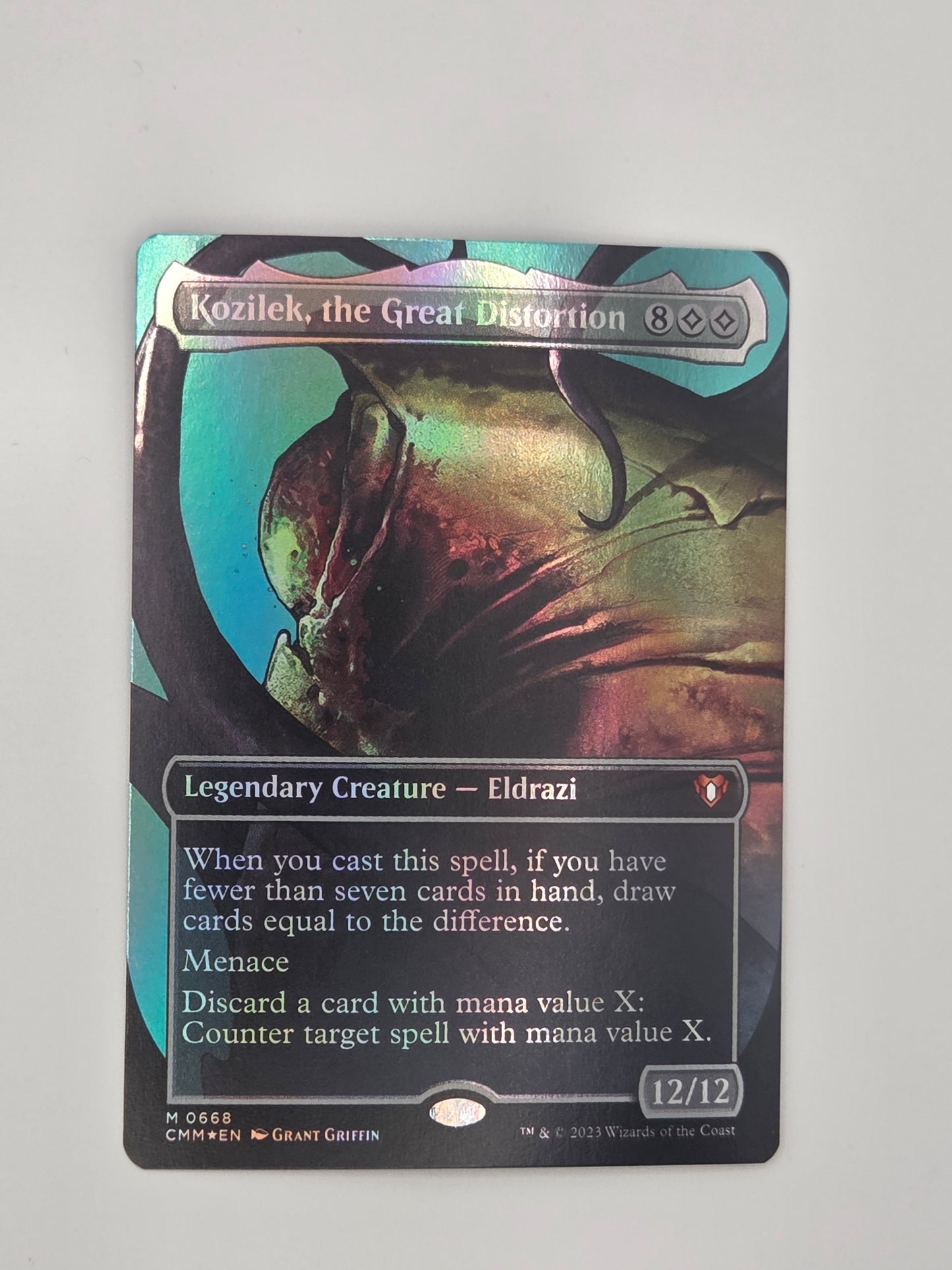 Kozilek, the Great Distortion - CMM 668 Foil