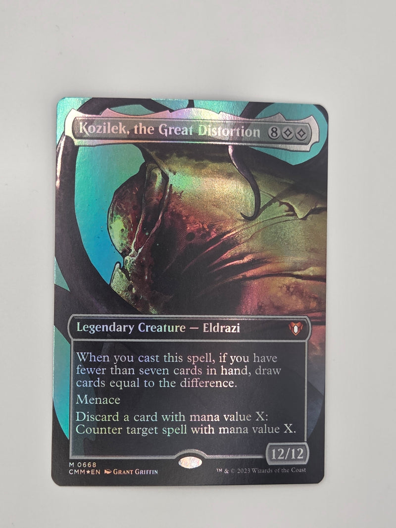 Kozilek, the Great Distortion - CMM 668 Foil