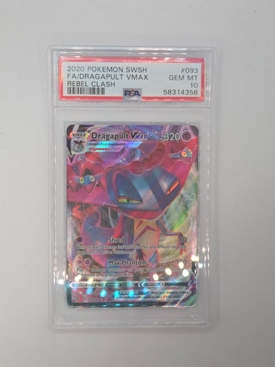Dragapult VMAX - 093/192 - Rebel Clash - PSA 10