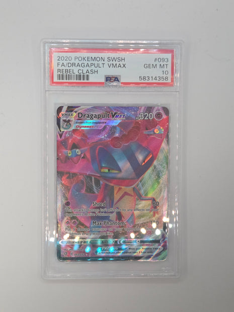 Dragapult VMAX - 093/192 - Rebel Clash - PSA 10