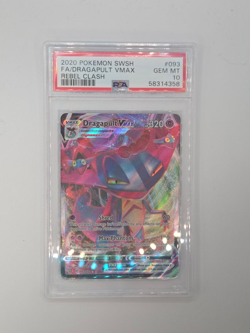 Dragapult VMAX - 093/192 - Rebel Clash - PSA 10