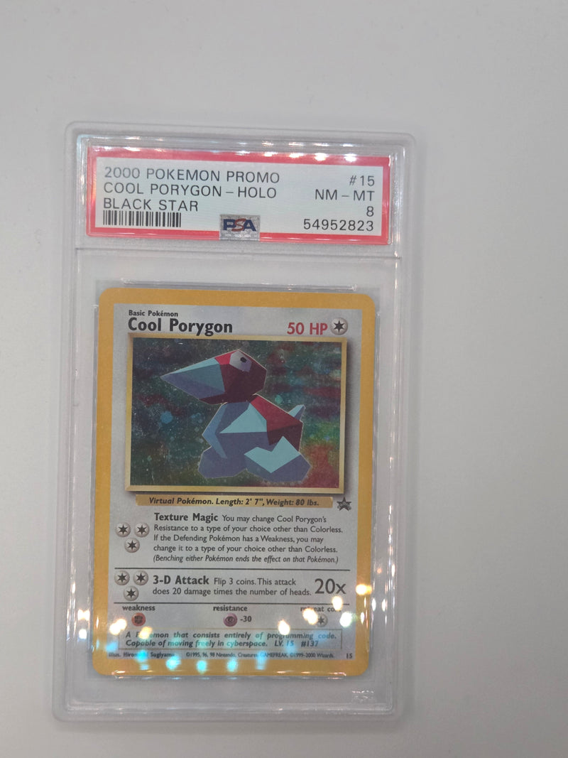 Cool Porygon - Holo - 15 - Promo - PSA 8