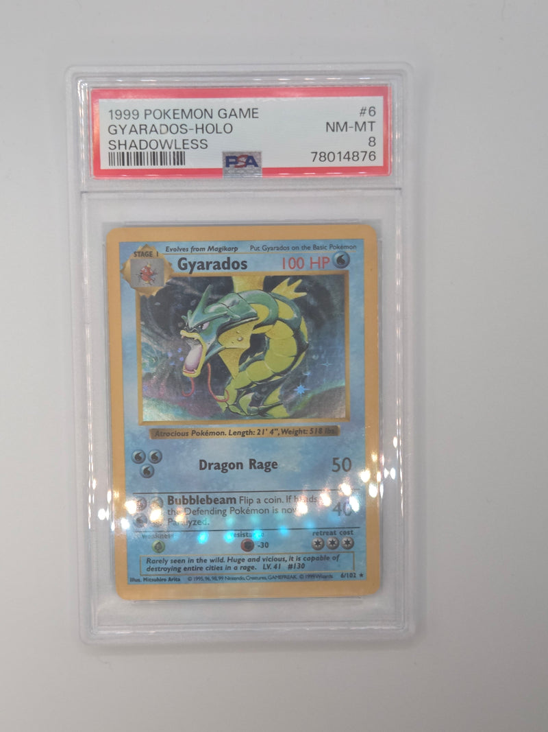 Gyarados 6/102 [Shadowless] - Base Set (BS) PSA 8