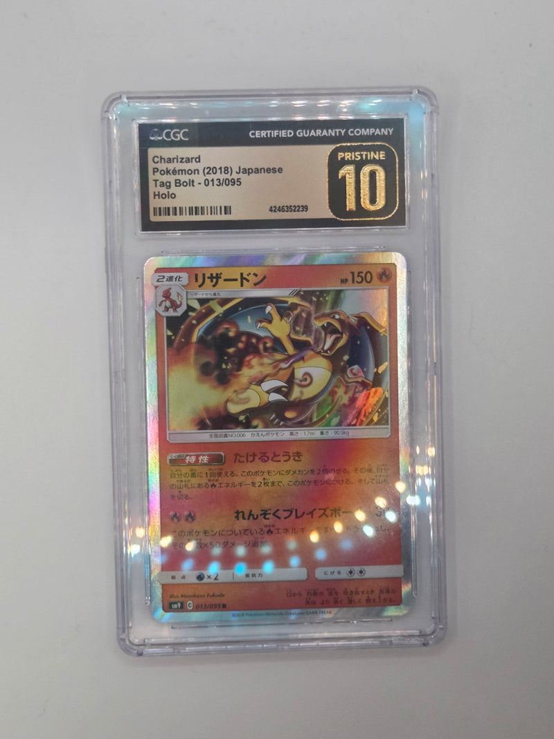 Charizard - 013/092 - Tag Bolt - Pristine 10