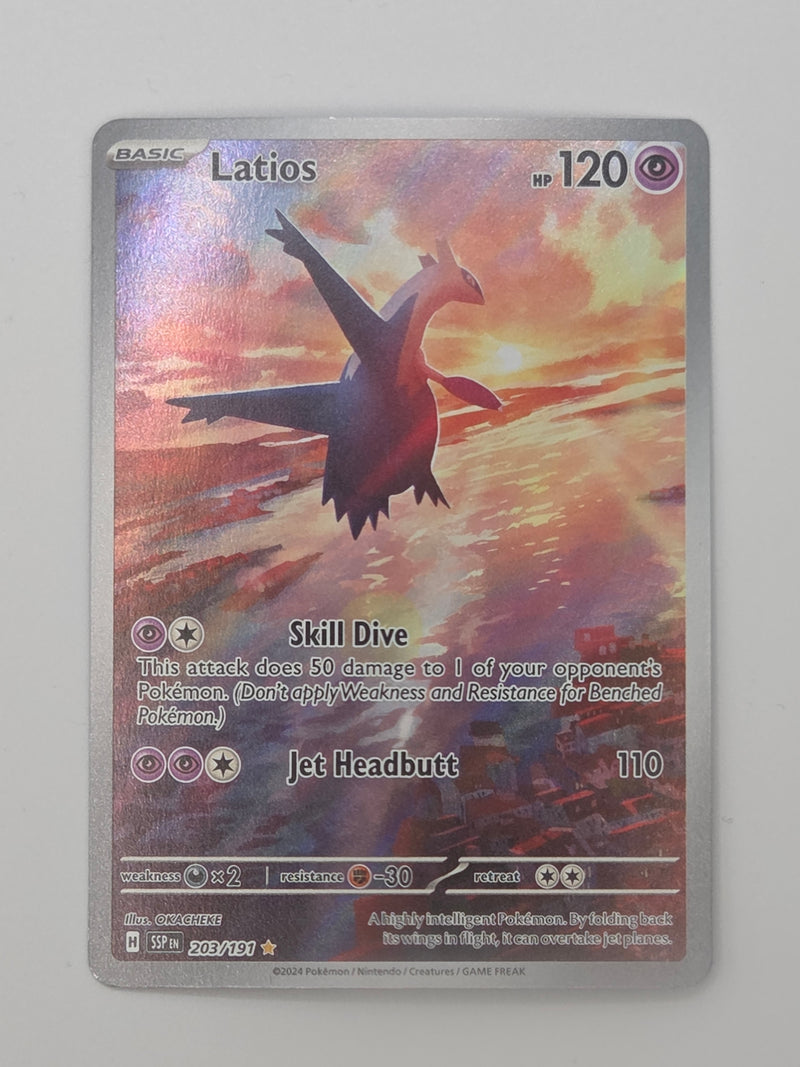 Latios 203/191 - Surging Sparks (SSP) NM