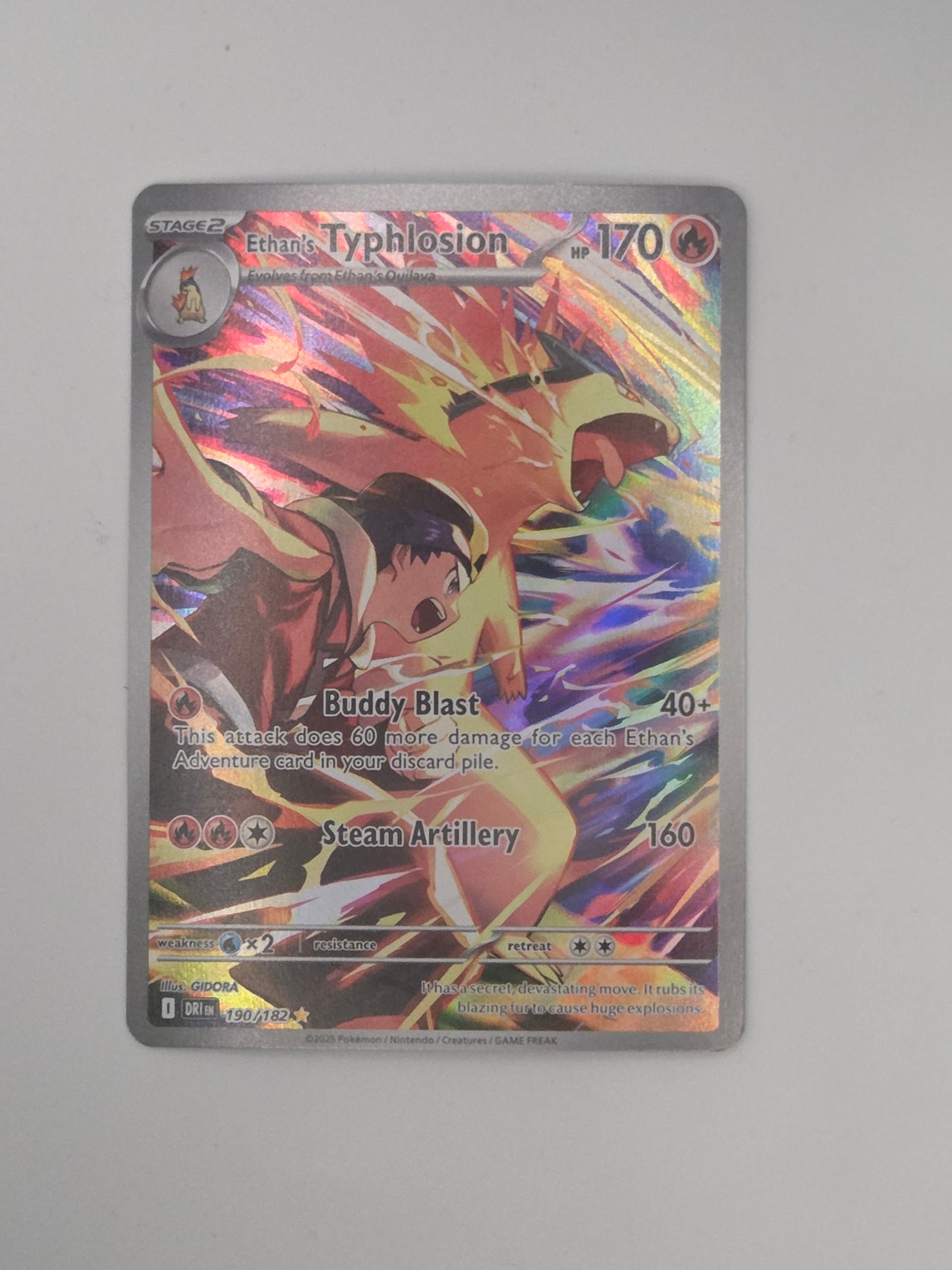 Ethan's Typhlosion - DRI 190/182