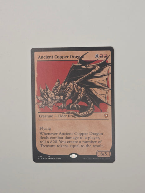 Ancient Copper Dragon 396 Commander Legends: Battle For Baldur's Gate (CLB) [Nonfoil] NM
