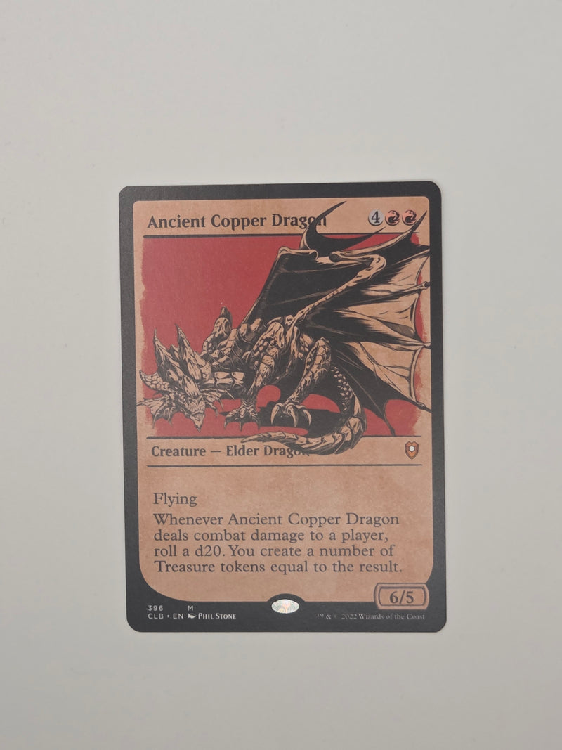 Ancient Copper Dragon 396 Commander Legends: Battle For Baldur's Gate (CLB) [Nonfoil] NM