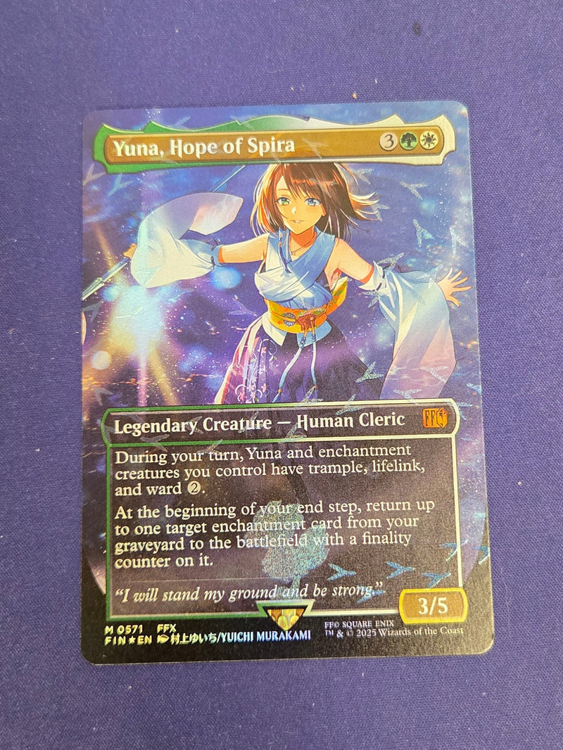 Yuna, Hope of Spira 571 Final Fantasy (FIN) [Foil] NM