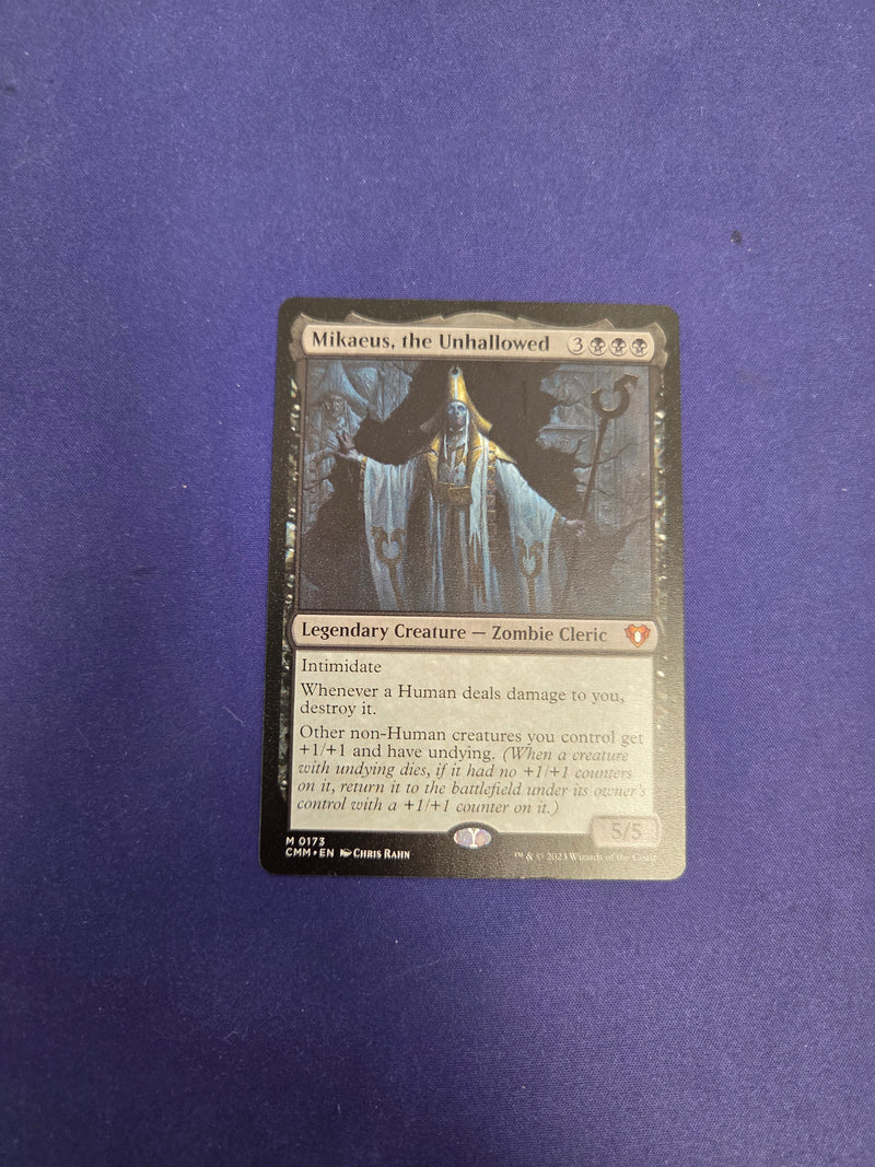 Mikaeus, the Unhallowed 173 Commander Masters (CMM) [Nonfoil] NM