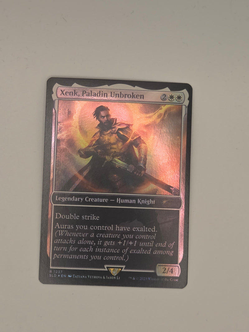 Xenk, Paladin Unbroken (Rashel, Fist of Torm) 1237 Secret Lair Drop (SLD) [Foil]