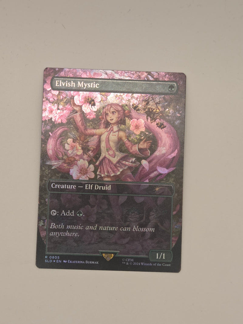 Elvish Mystic 805 Secret Lair Drop (SLD) [Foil]