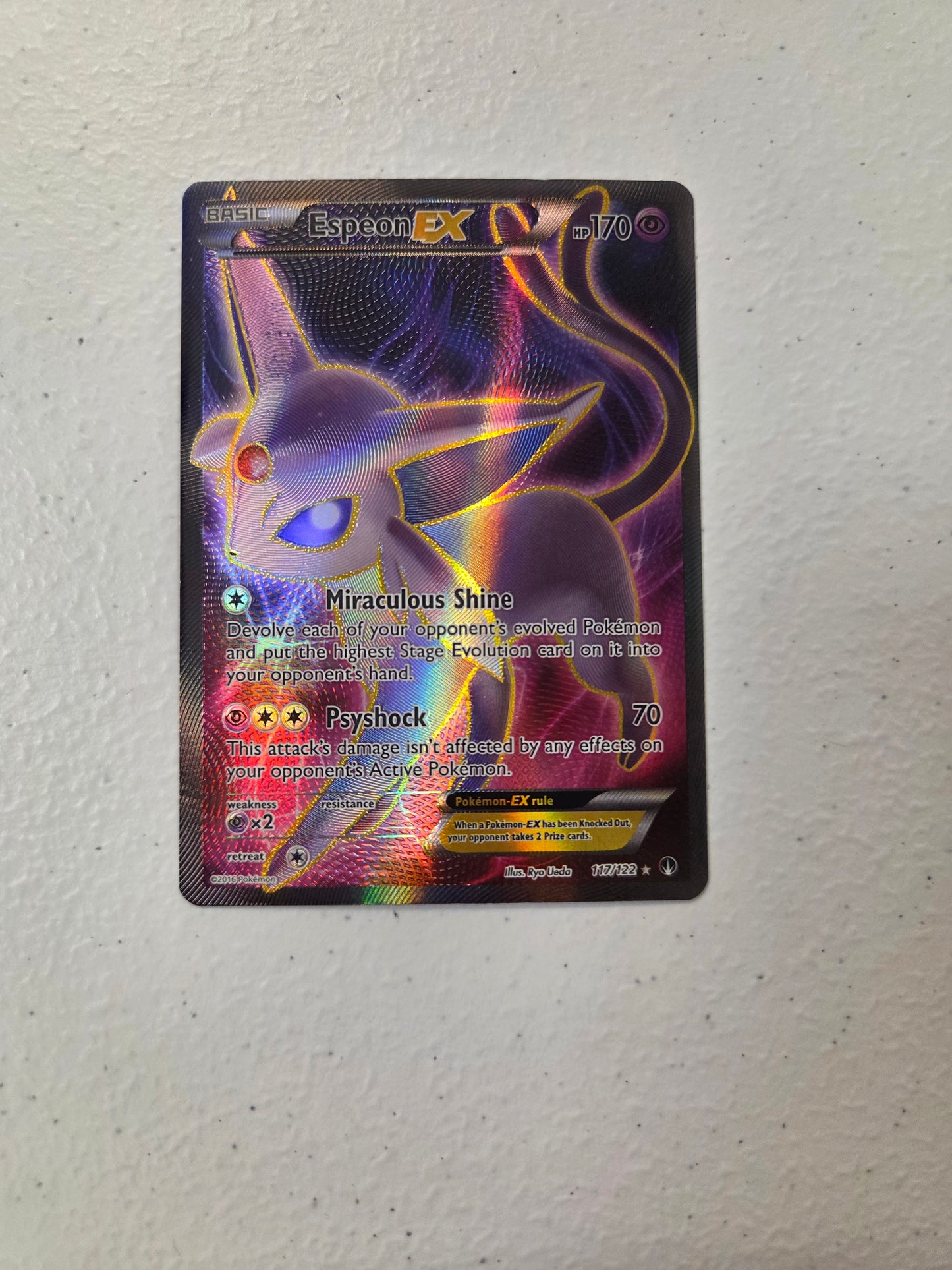 Espeon EX 117/122 - BREAKpoint (BKP) LP