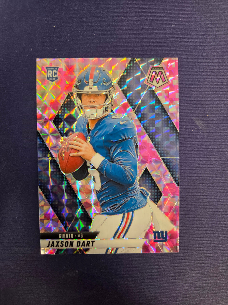 Jaxson Dart 2025 Mosaic #362 Pink Camo Rookie