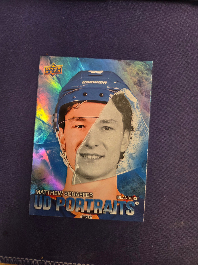 2025-26 Upper Deck Series 2 - UD Portraits #P-32 - Matthew Schaefer