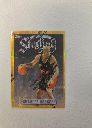 Charles Barkley 1997-98 Topps Finest Gold Refractor