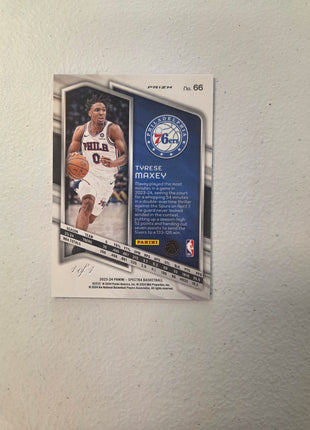 Panini Spectra 2023-24 Tyrese Maxey International Black 1/1