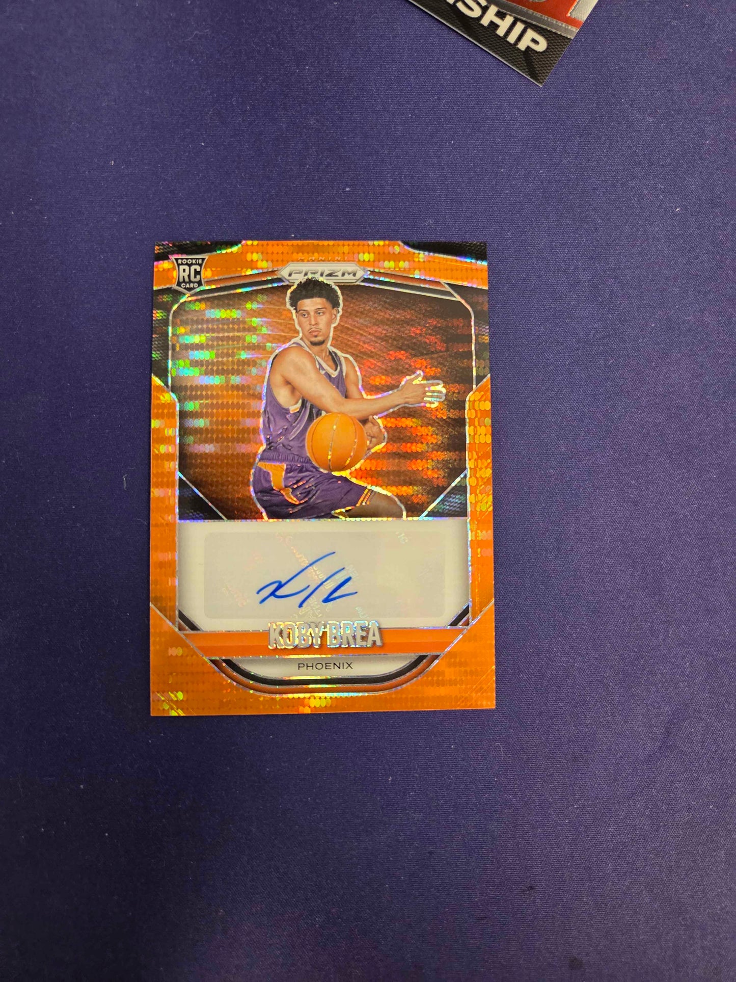 Koby Brea Orange Pulsar Auto RC /149 2025-26 Prizm NM