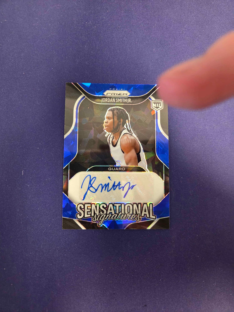 Jordan Smith Jr Auto RC Blue Ice /492025-26 Prizm NM
