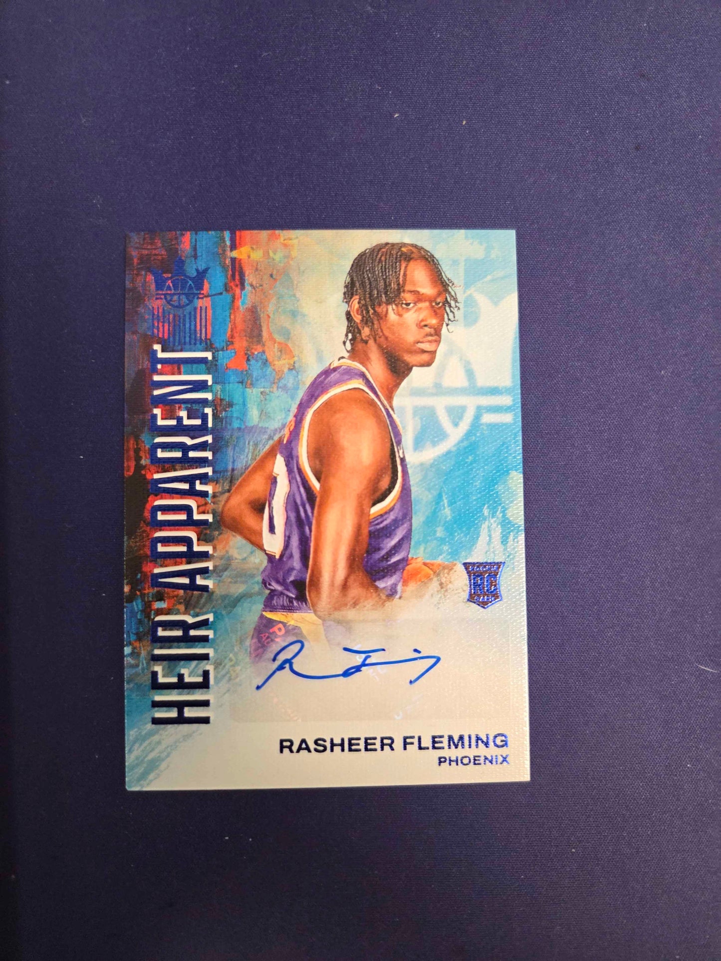 Rasheer Fleming Auto RC Blue /15 SSP 2025-26 Court Kings NM