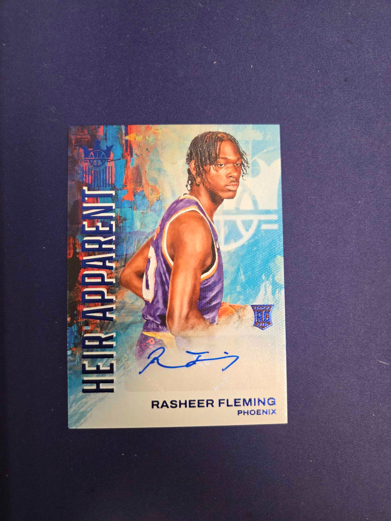 Rasheer Fleming Auto RC Blue /15 SSP 2025-26 Court Kings NM