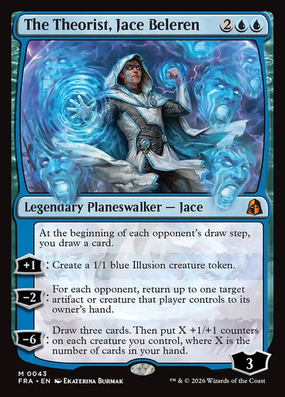 The Theorist, Jace Beleren 43 Reality Fracture (FRA) [Foil] NM