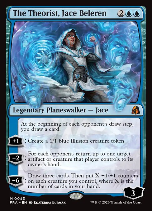 The Theorist, Jace Beleren 43 Reality Fracture (FRA) [Foil] NM