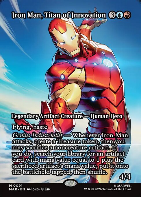 Iron Man, Titan of Innovation 91 Marvel Universe (MAR) [Nonfoil] NM