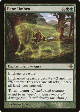Bear Umbra 177 Rise Of The Eldrazi (ROE) [Nonfoil] NM