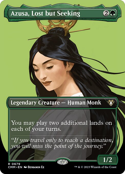 Azusa, Lost but Seeking 679 Commander Masters (CMM) [Nonfoil] NM