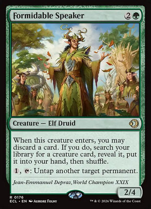 Formidable Speaker 176 Lorwyn Eclipsed Promos (PECL) [Foil] NM