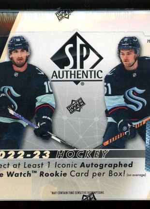 2022-23 Upper Deck SP Authetnic Hockey Hobby Box