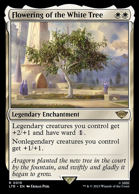 Flowering of the White Tree 15 The Lord Of The Rings: Tales Of Middle-Earth (LTR) [Nonfoil] NM