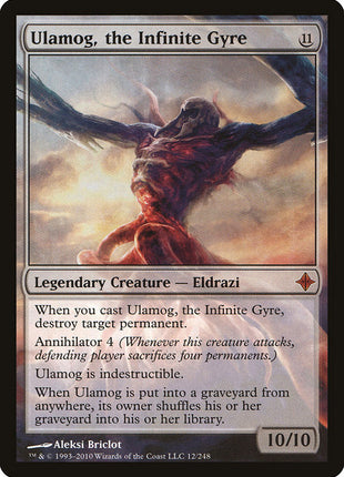 Ulamog, the Infinite Gyre 12 Rise Of The Eldrazi (ROE) [Nonfoil] LP