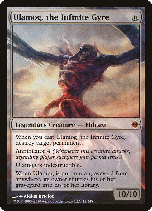 Ulamog, the Infinite Gyre 12 Rise Of The Eldrazi (ROE) [Nonfoil] LP