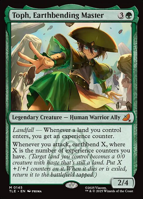 Toph, Earthbending Master 145 Avatar: The Last Airbender Eternal (TLE) [Nonfoil] NM