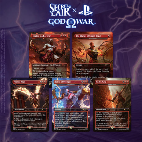 God of War: Greek // Vengeance Secret Lair Drop