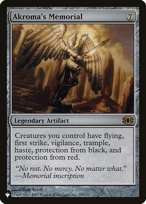 Akroma's Memorial 159 The List (PLST) [Nonfoil] NM