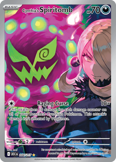 Cynthia's Spiritomb 244/217 - Ascended Heroes (ASC) NM
