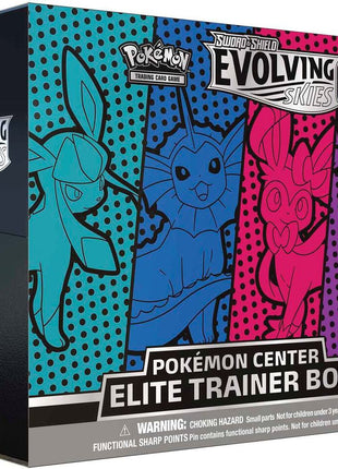 Evolving Skies Pokemon Center Elite Trainer Box [Glaceon/Vaporeon/Sylveon/Espeon]